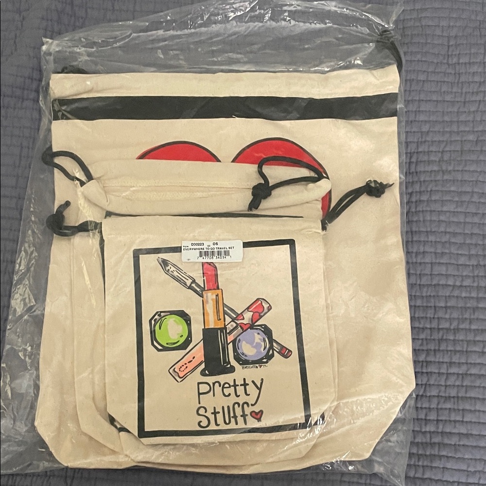 Brighton Tote Bags with Red and Black Accents - Picture 11 of 12